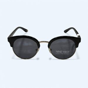 Nine West Round Black Sunglasses